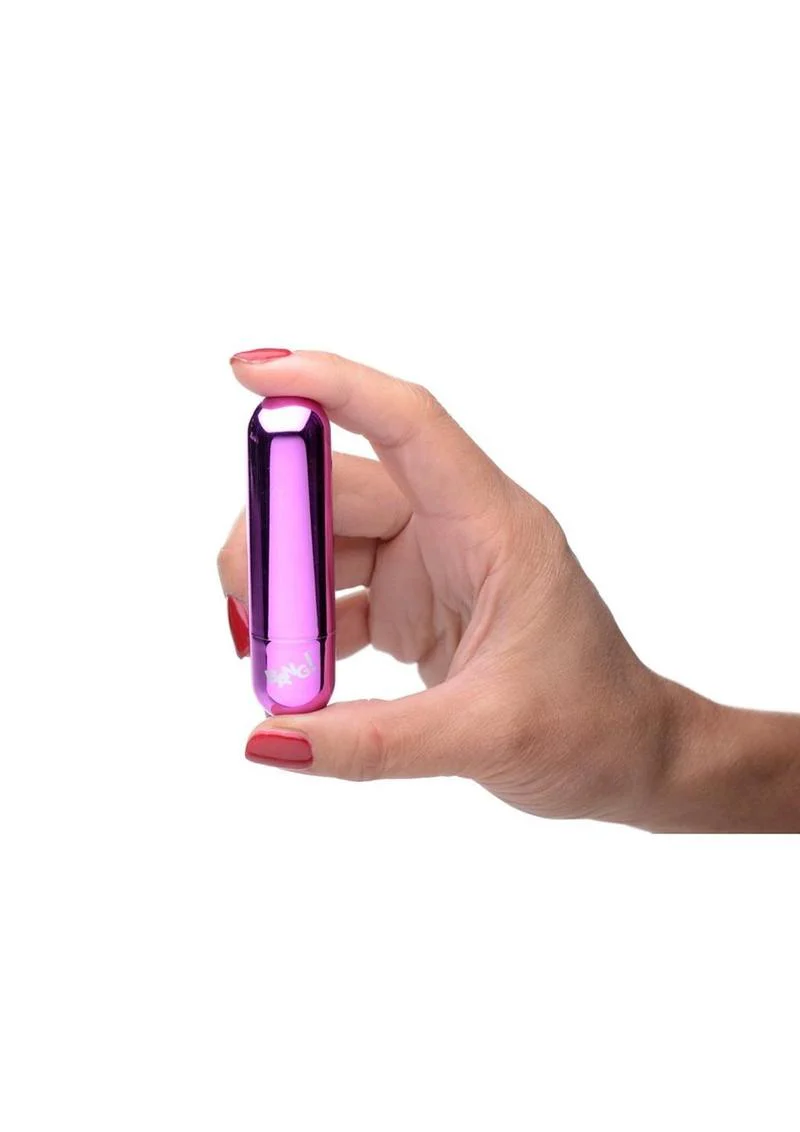 Bang! 10x Vibrating Metallic Rechargeable Bullet Vibrator - Image 16