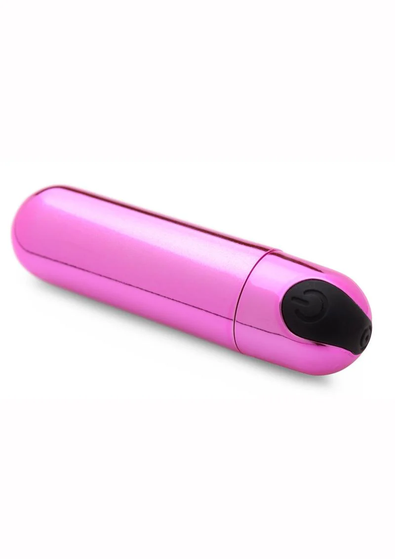 Bang! 10x Vibrating Metallic Rechargeable Bullet Vibrator - Image 3