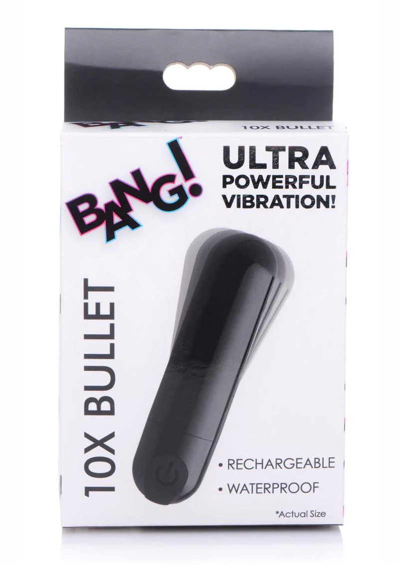 Bang! 10x Vibrating Metallic Rechargeable Bullet Vibrator - Image 5