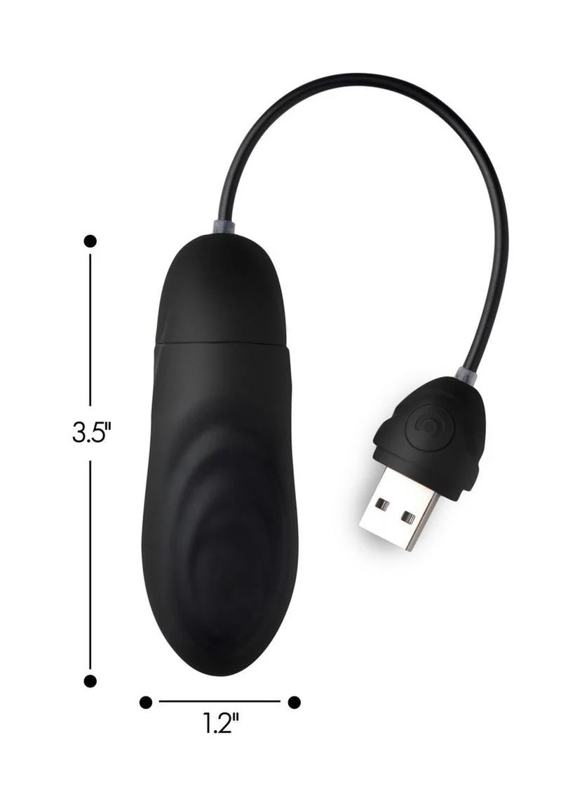 Bang! 7x Pulsing Rechargeable Silicone Bullet Vibrator - Image 4