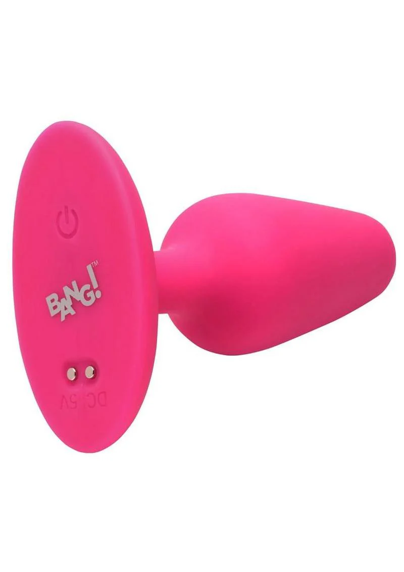 Bang! Flexible Vibrating Silicone Rechargeable Butt Plug - Image 5