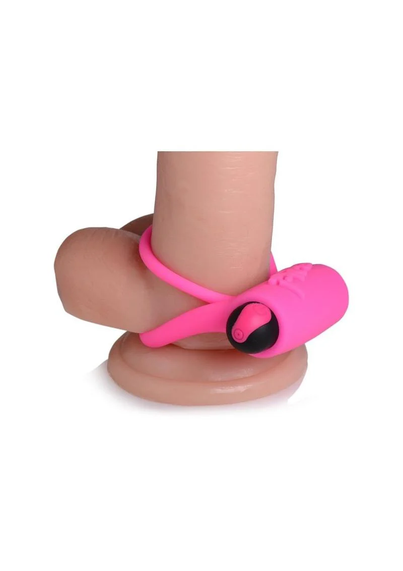 Bang! Silicone Rechargeable Cock Ring and Bullet with Remote Control - Image 13
