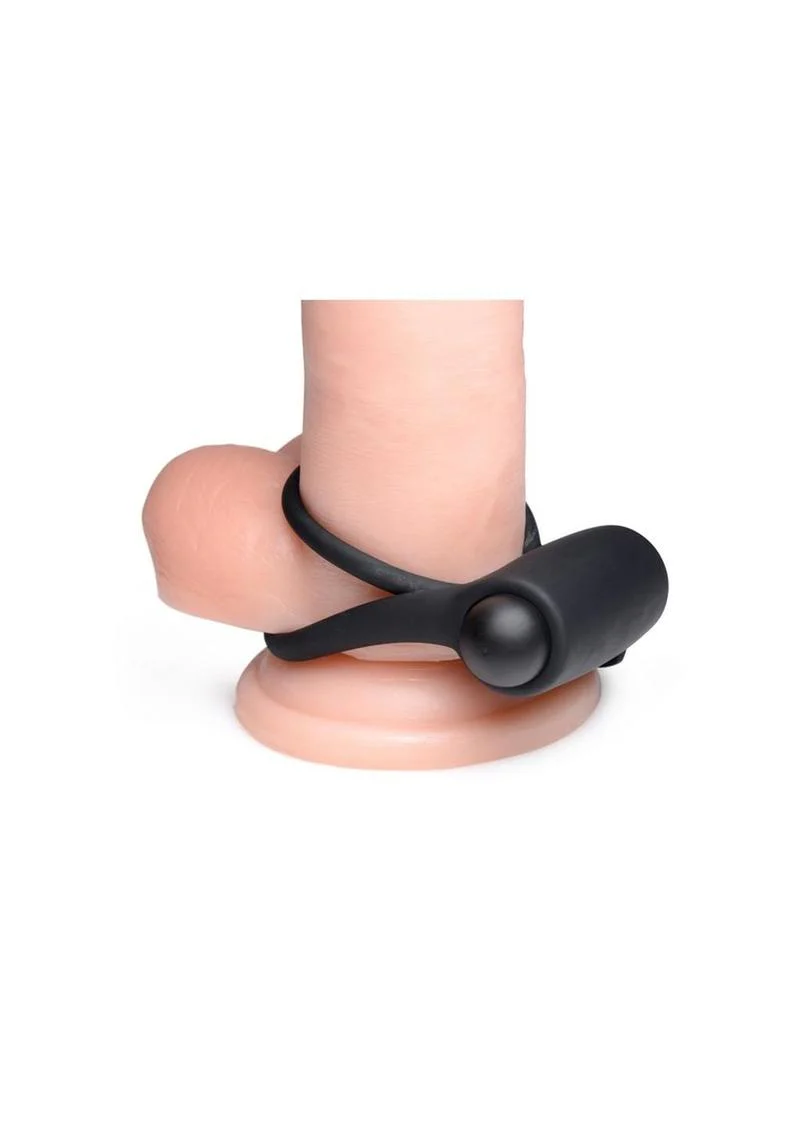 Bang! Silicone Rechargeable Cock Ring and Bullet with Remote Control - Image 7