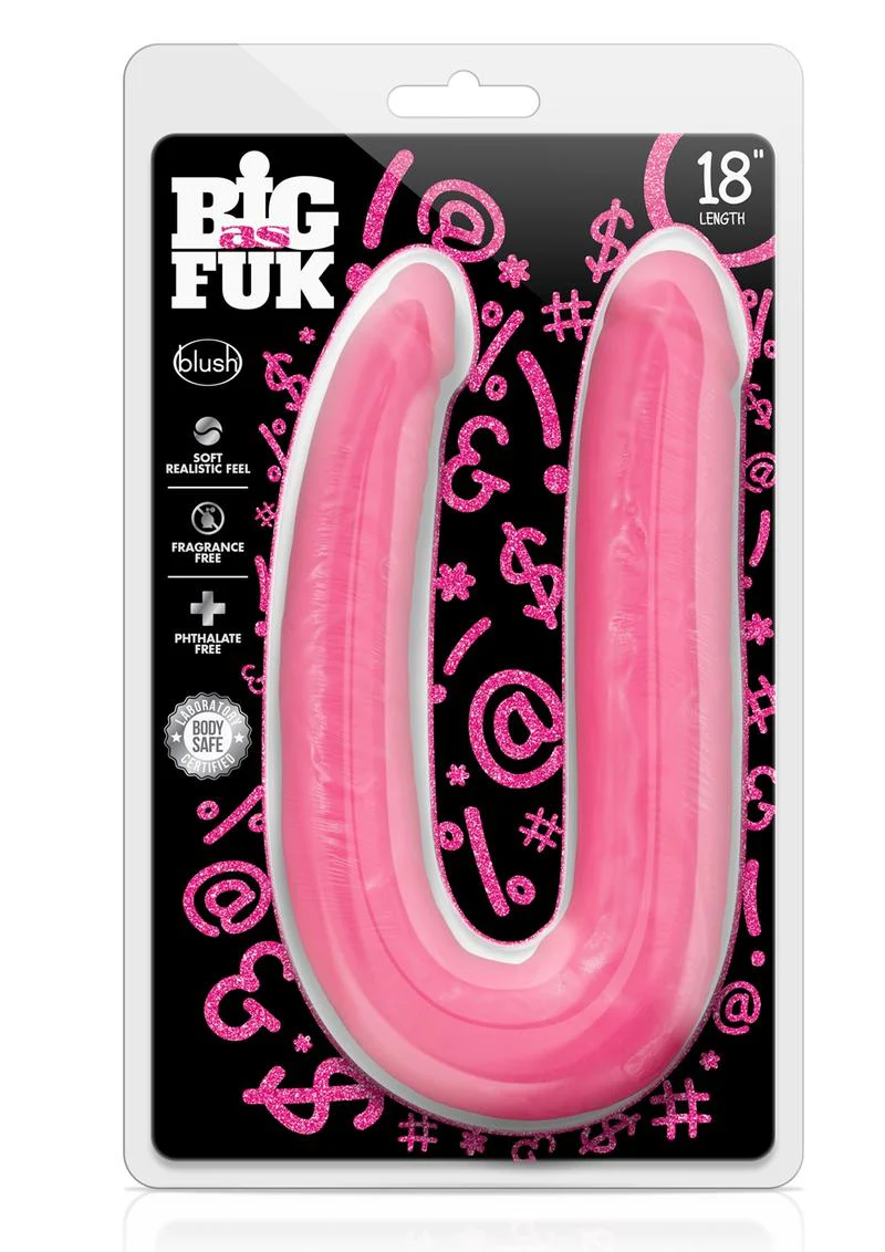 Big As Fuk Double Headed Dildo with Suction Cup - Image 2