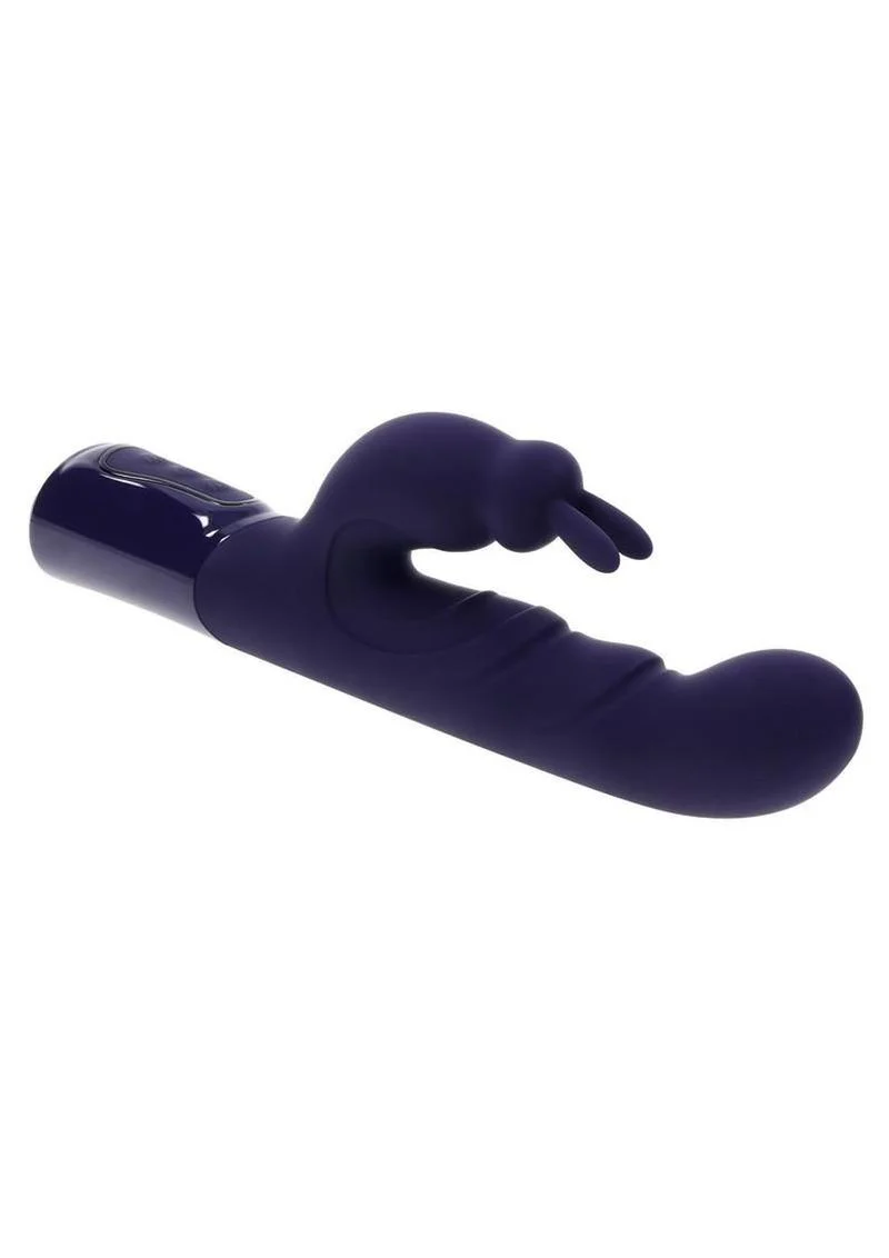 Big Deal Girthy Rechargeable Silicone Rabbit Vibrator - Image 3