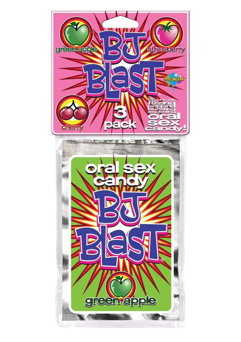 BJ Blast Oral Sex Candy 3 Pack Assorted Flavors - Image 2