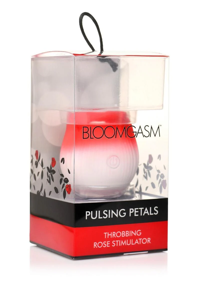 Bloomgasm Pulsing Petals Throbbing Silicone Rechargeable Rose Stimulator - Image 3