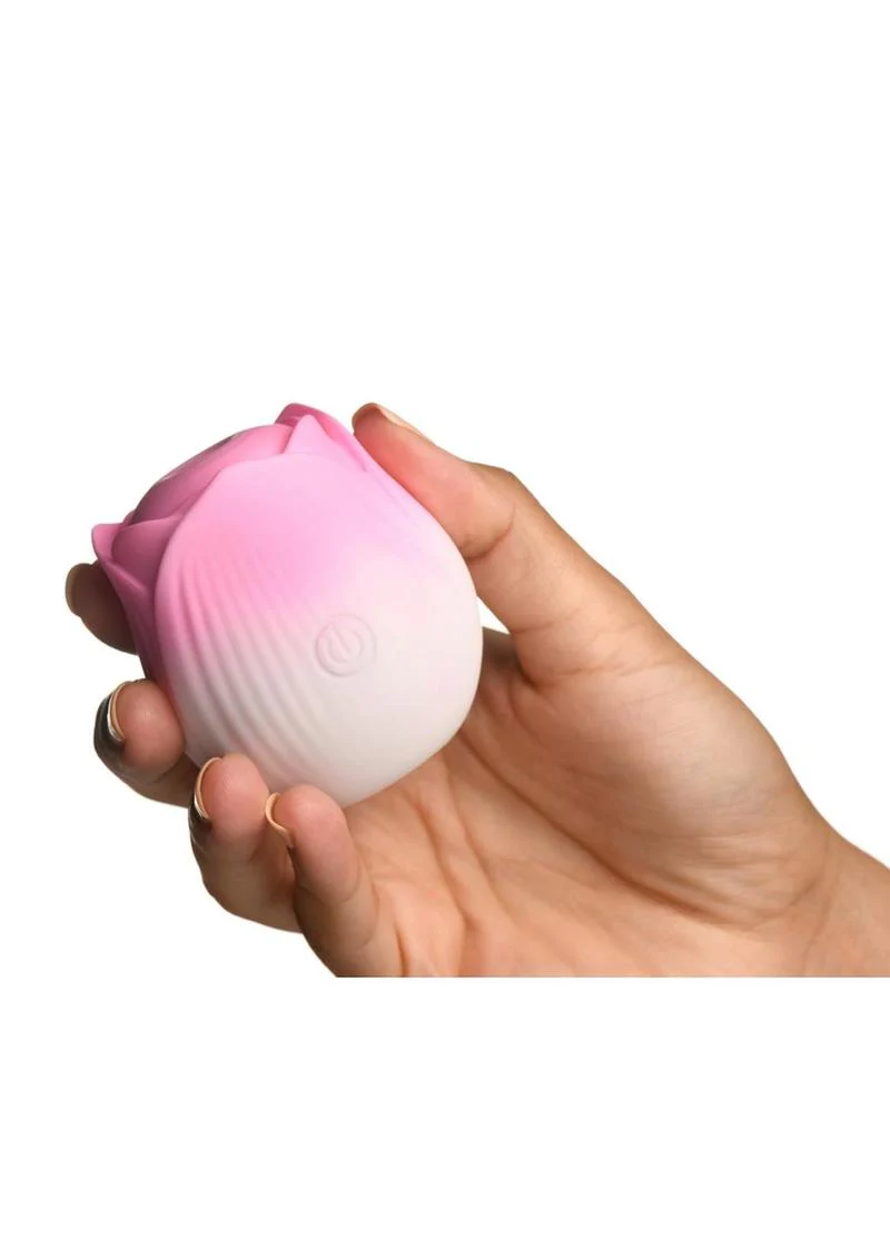 Bloomgasm Pulsing Petals Throbbing Silicone Rechargeable Rose Stimulator - Image 6