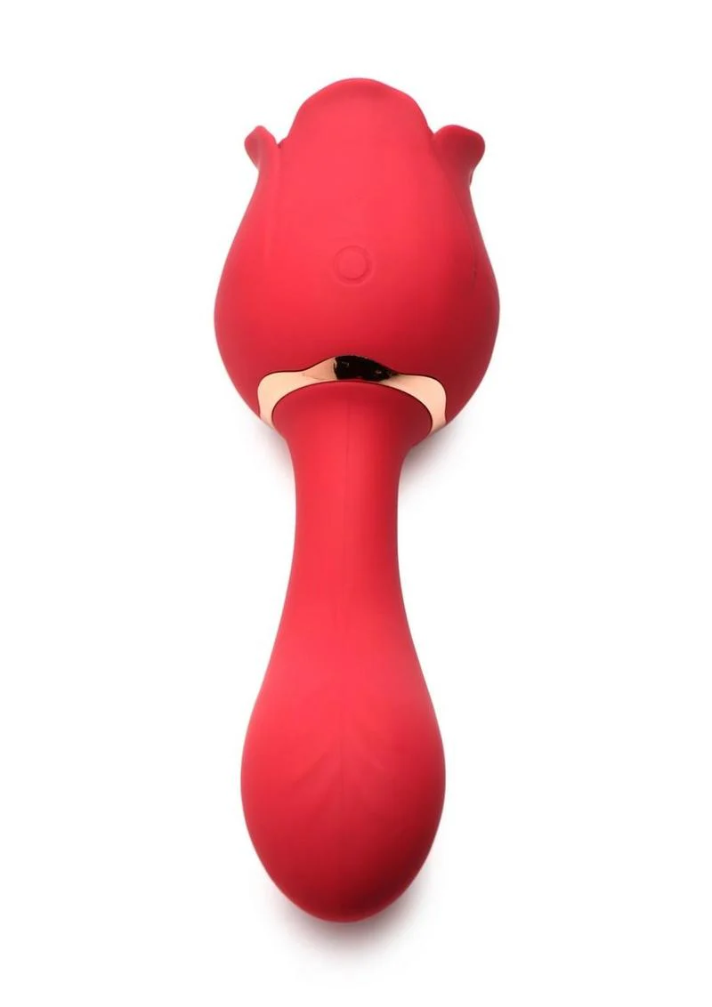 Bloomgasm Regal Rose Licking Rose Silicone Clitoral Vibrator - Image 3