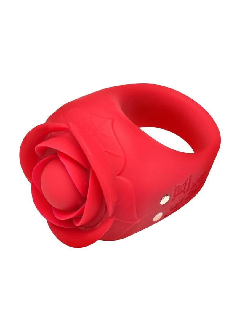 Bloomgasm Rose Ring Rechargeable Silicone Finger Vibrator - Image 3