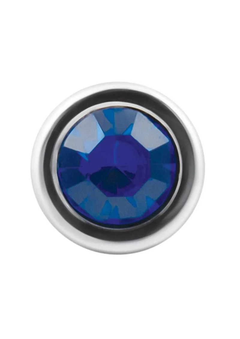 Blue Line Bling Bling Wavy Penis Plug 2in - Stainless - Image 3