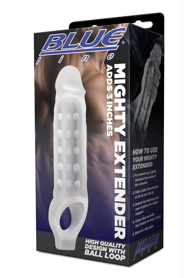 Blue Line C and B Gear Mighty Extender Penis Sleeve - Image 2