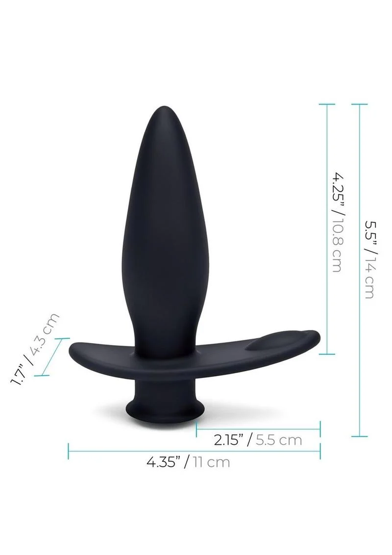 Blue Line Pointer Silicone Deep Drilling Remote Controlled Butt Plug - Image 4