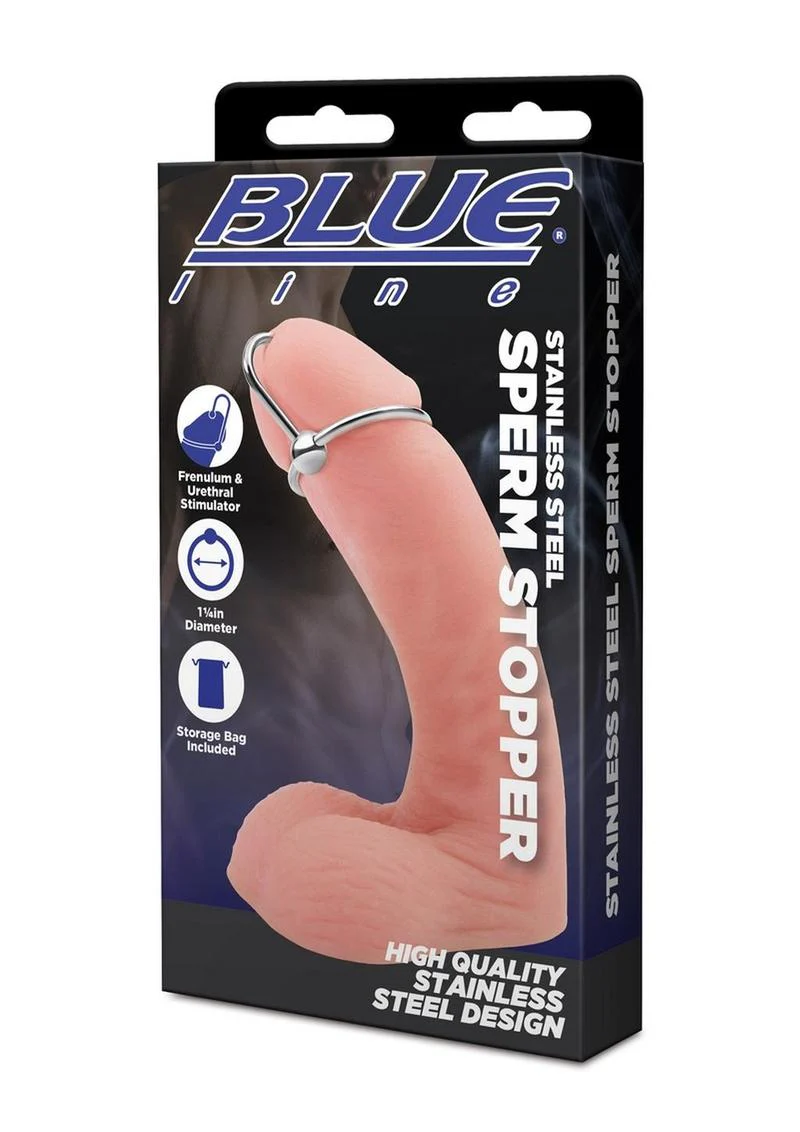 Blue Line Stainless Steel Sperm Stopper - Image 2