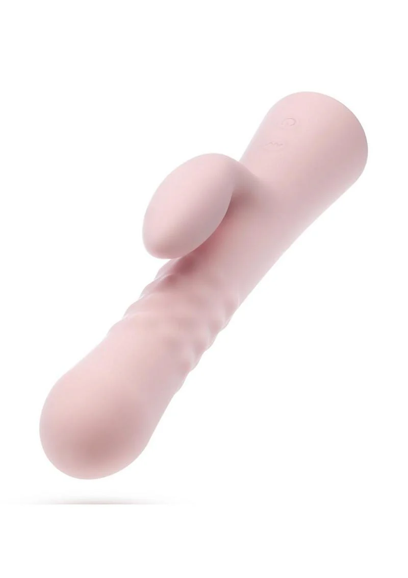 Blush Jaymie Rechargeable Silicone Rabbit Vibrator - Image 3
