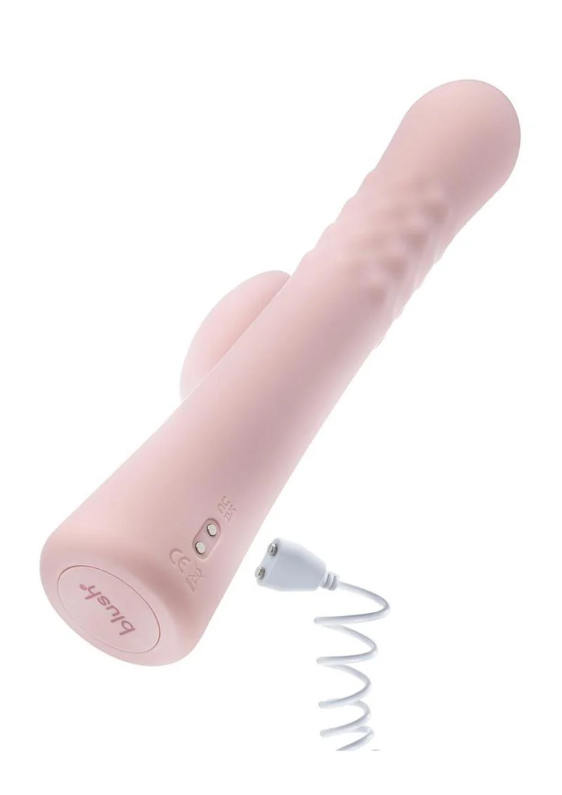 Blush Jaymie Rechargeable Silicone Rabbit Vibrator - Image 4