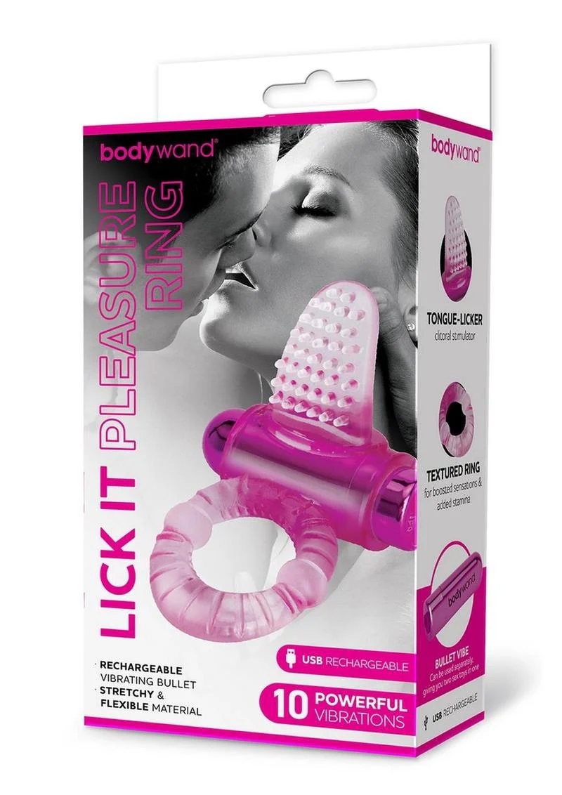 Bodiywand Rechargeable Silicone Lick It Pleasure Ring - Image 2