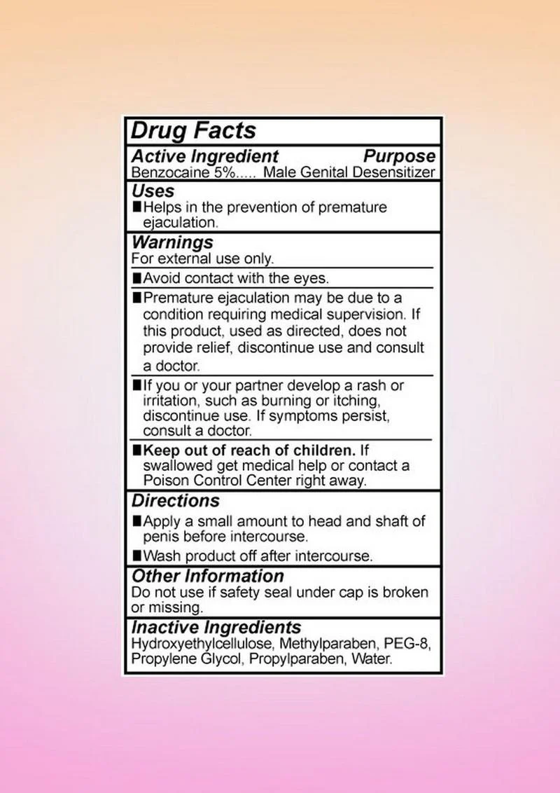 Body Action Stayhard Water Based Lubricant - Image 2