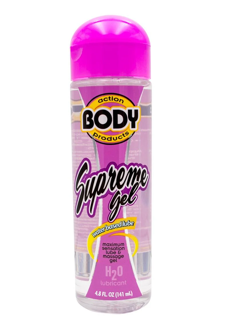 Body Action Supreme Gel Water Based Lubricant - Image 2