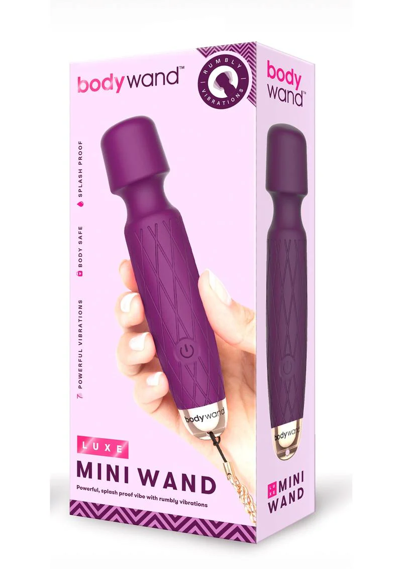 Bodywand Luxe Mini Wand Rechargeable Silicone Wand Massager - Image 4