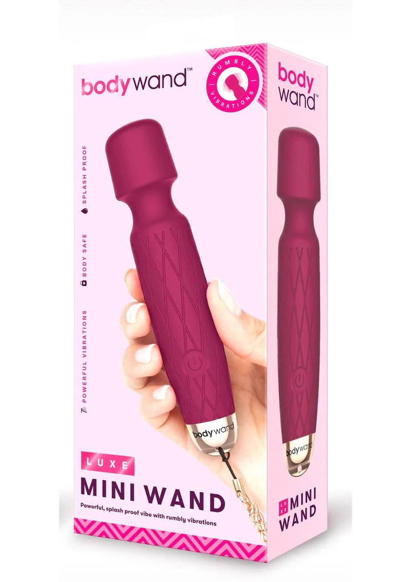 Bodywand Luxe Mini Wand Rechargeable Silicone Wand Massager - Image 5