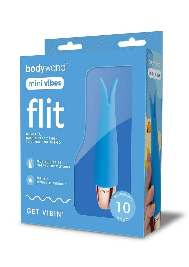Bodywand Mini Vibes Flit Rechargeable Silicone Clitoral Stimulator - Image 2
