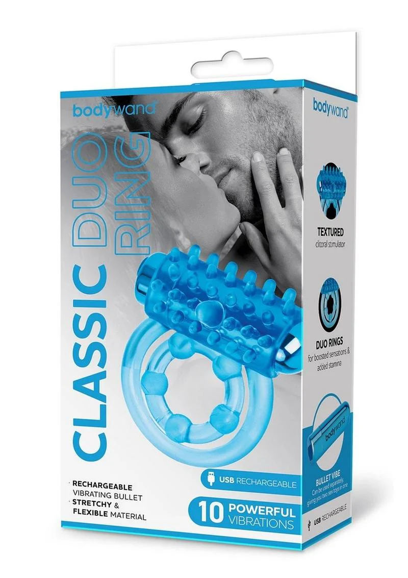 Bodywand Rechargeable Silicone Classic Duo Ring - Image 2