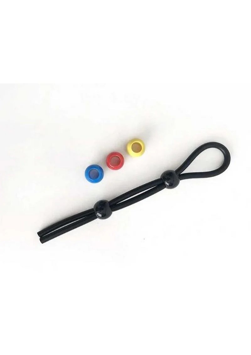 Boneyard Double Slide Cock Leash 3x Stretch Silicone - Image 3