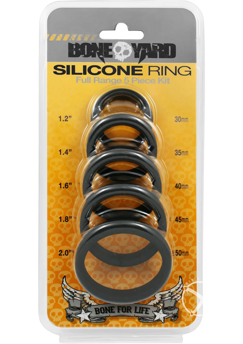 Boneyard Silicone Ring Cock Rings Full Range Kit - Image 2