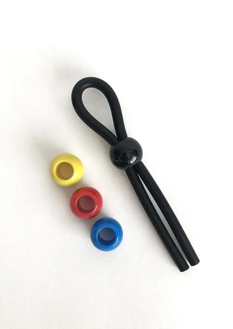 Boneyard Single Slide Cock Leash 2x Stretch Silicone - Image 4
