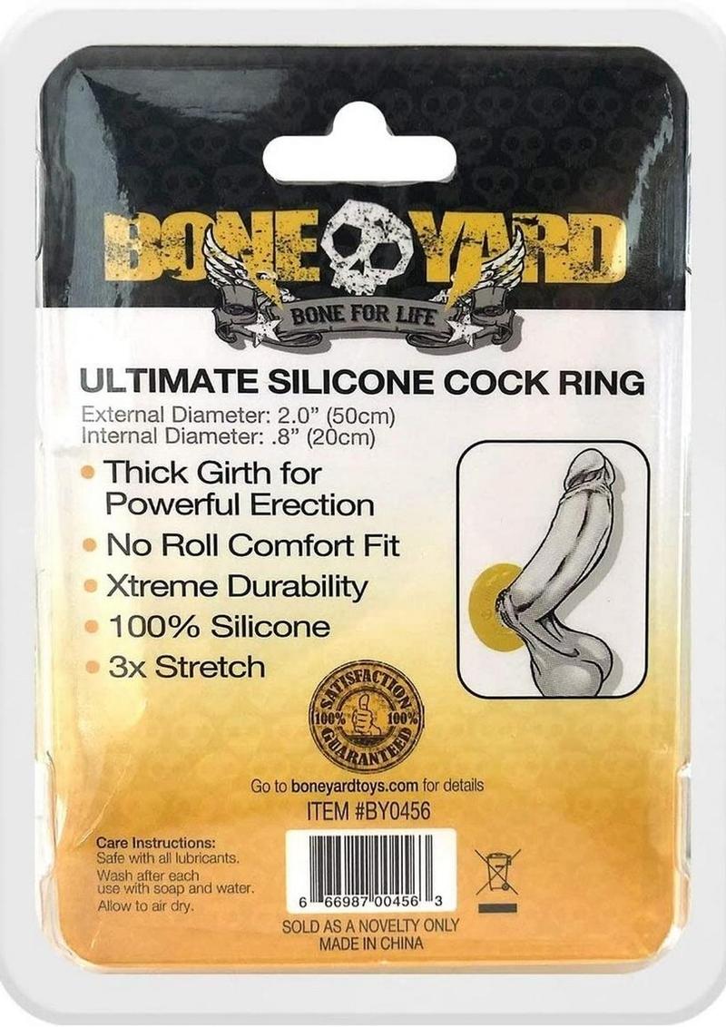 Boneyard Ultimate Silicone Cock Ring - Image 14