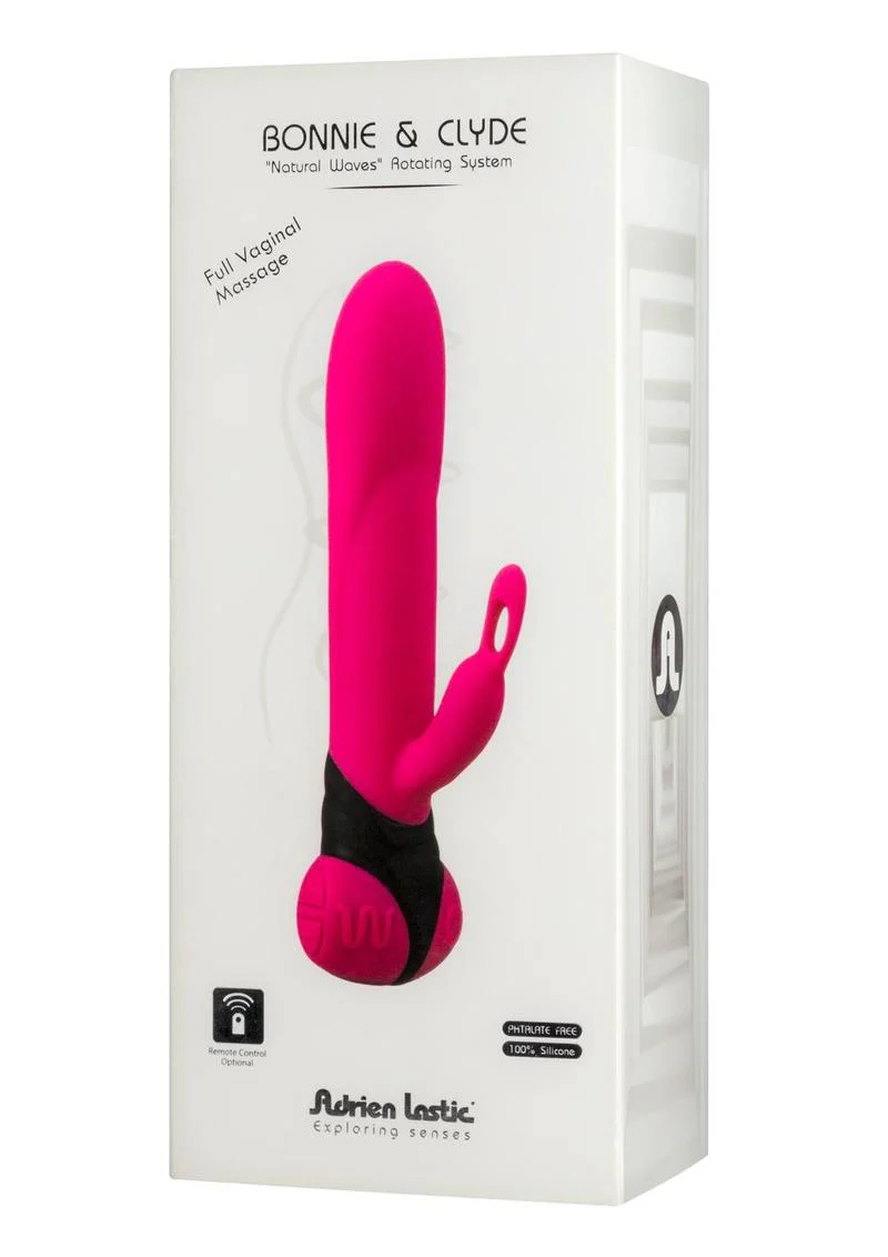 Bonnie and Clyde Rechargeable Silicone Rabbit Vibrator - Image 2