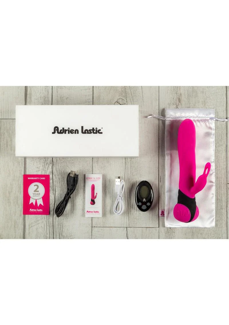 Bonnie and Clyde Rechargeable Silicone Rabbit Vibrator - Image 4