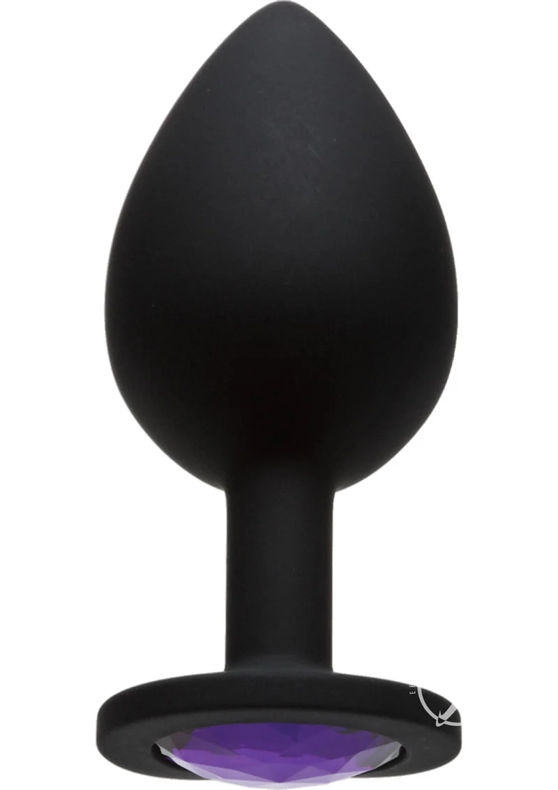 Booty Bling Jeweled Silicone Anal Plug - Image 2