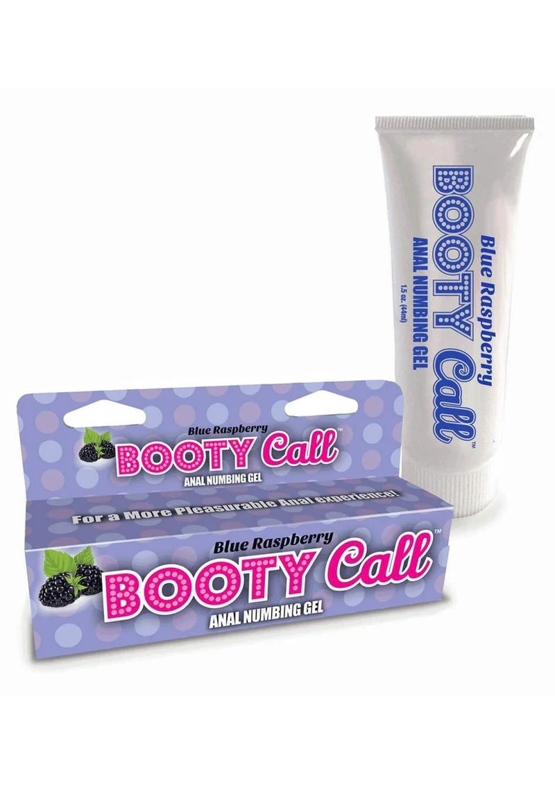 Booty Call Anal Numbing Gel 1.5oz - Blue Raspberry - Image 2