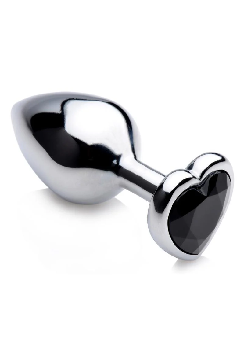 Booty Sparks Gemstones Black Heart Anal Plug - Image 2