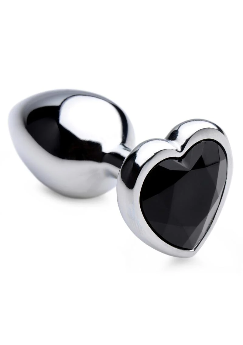 Booty Sparks Gemstones Black Heart Anal Plug - Image 3