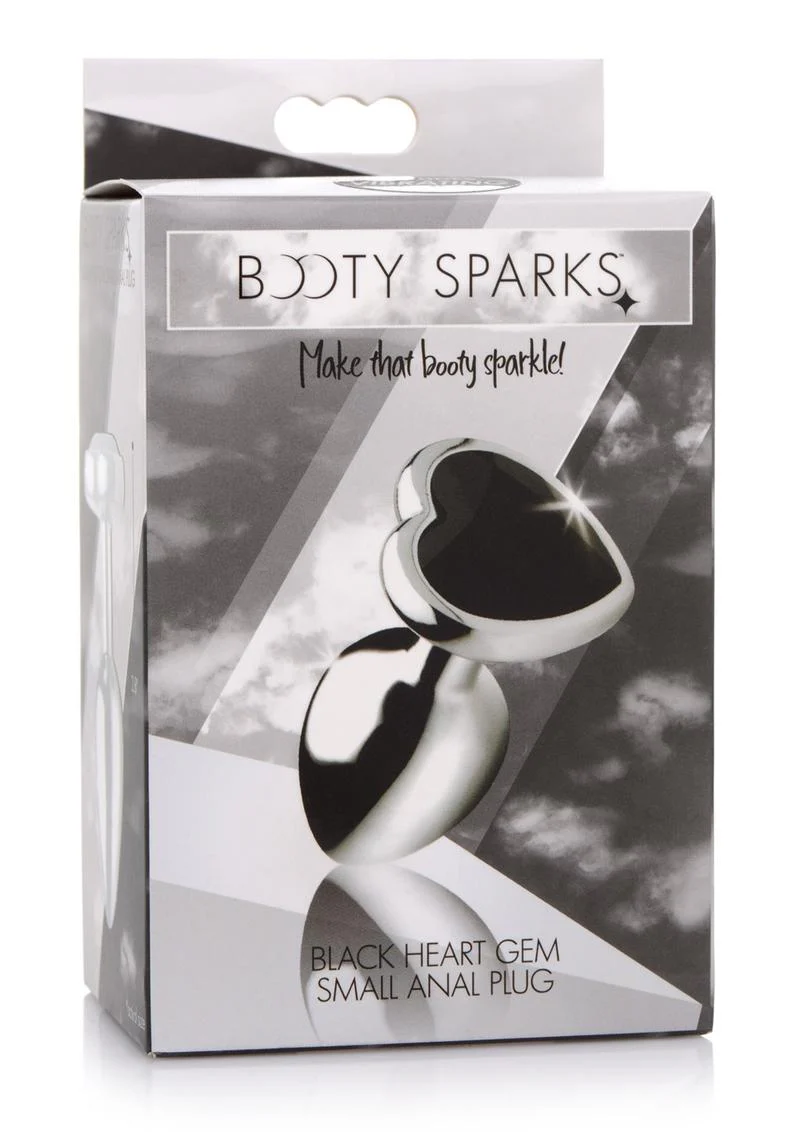 Booty Sparks Gemstones Black Heart Anal Plug - Image 8