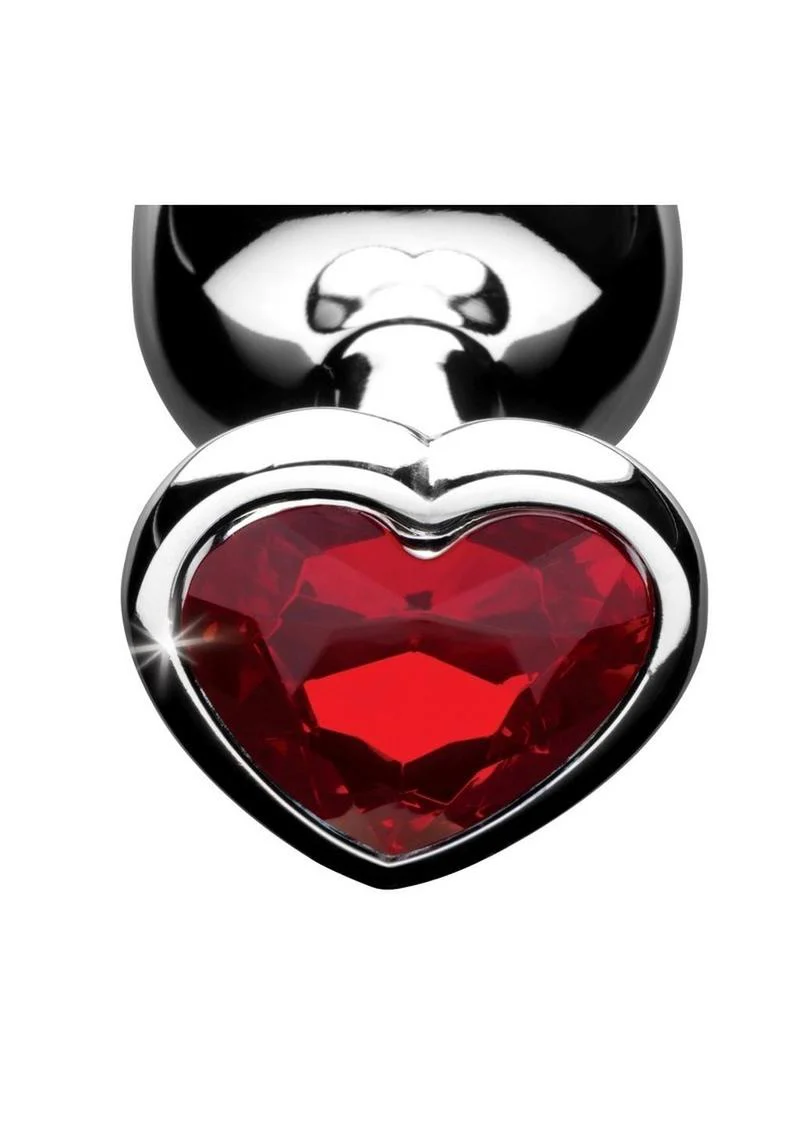 Booty Sparks Heart Gem Large Anal Plug - Image 3
