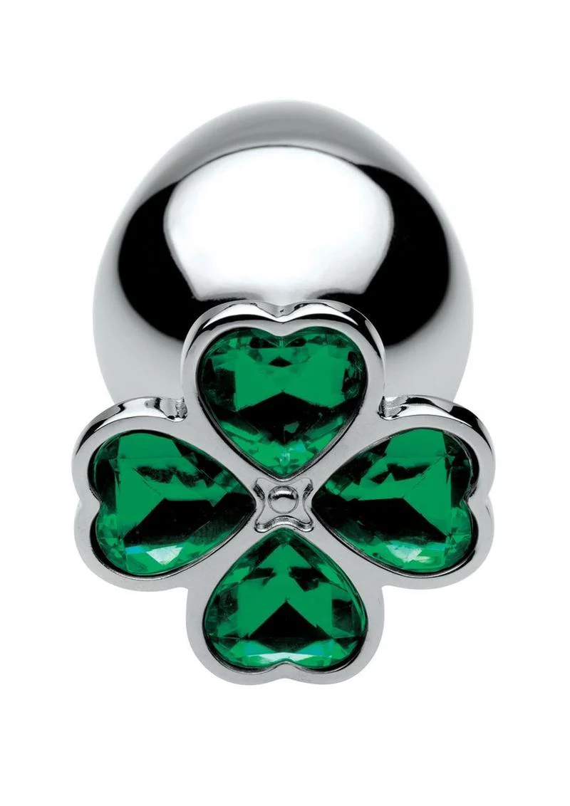 Booty Sparks Lucky Clover Gem Large Anal Plug - Image 3