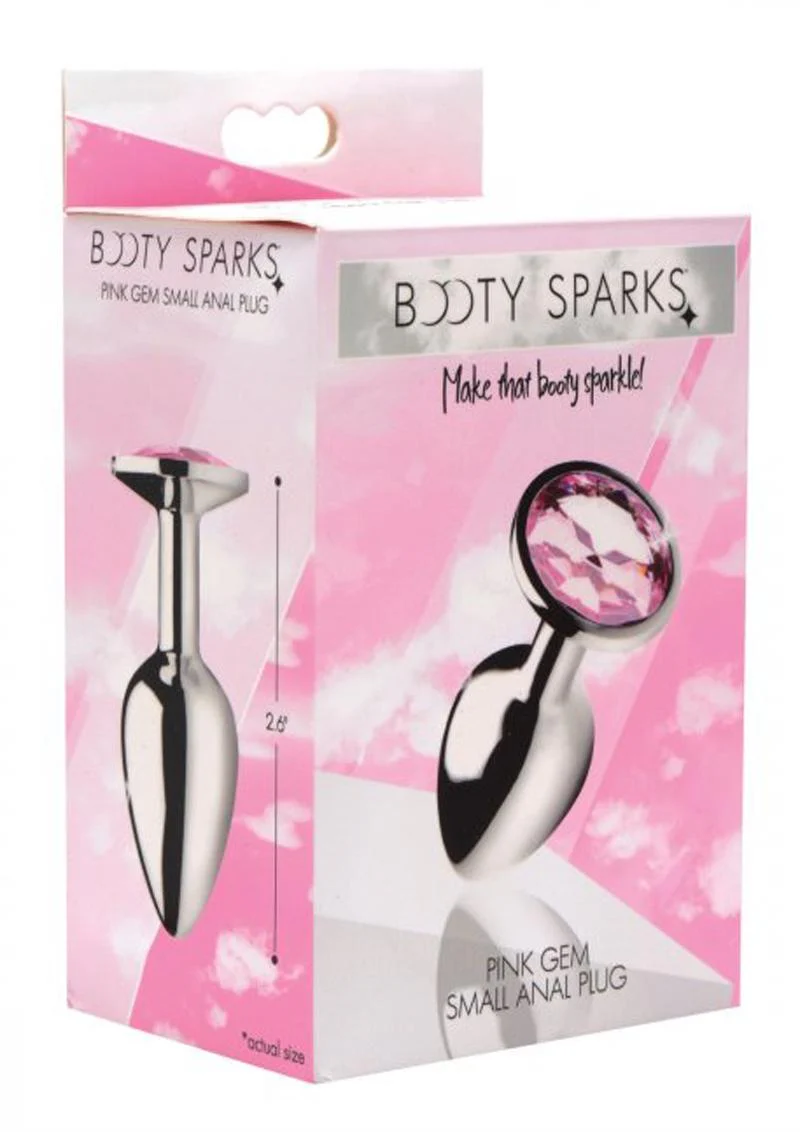 Booty Sparks Pink Gem Small Anal Plug - Image 2