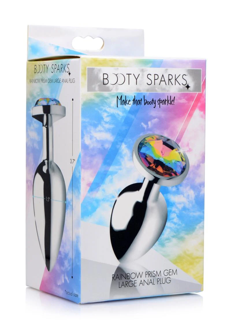Booty Sparks Rainbow Prism Gem Anal Plug - Image 4