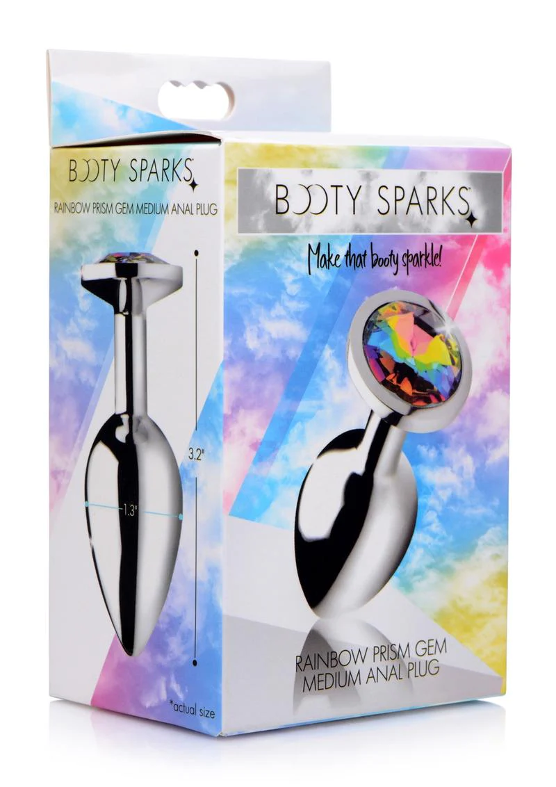 Booty Sparks Rainbow Prism Gem Anal Plug - Image 7