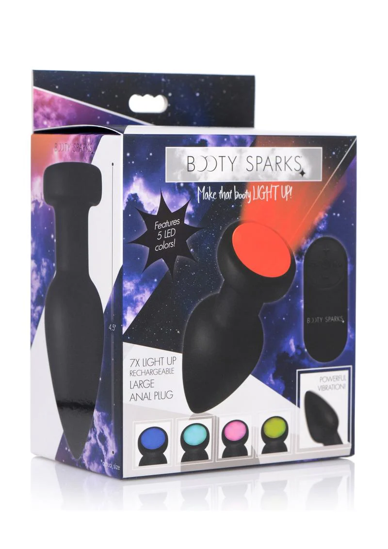 Booty Sparks Silicone Vibrating Led Plug - Image 4