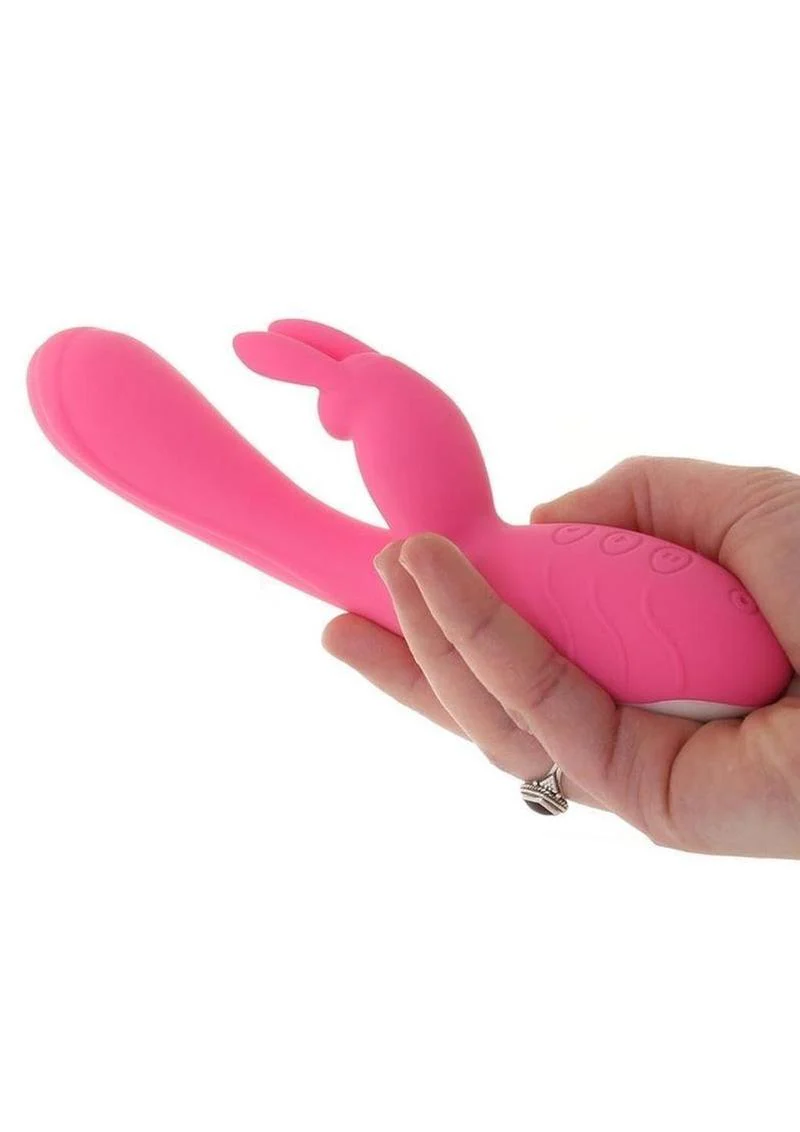 Bunny Kisses Rechargeable Silicone Rabbit Vibrator - Image 4