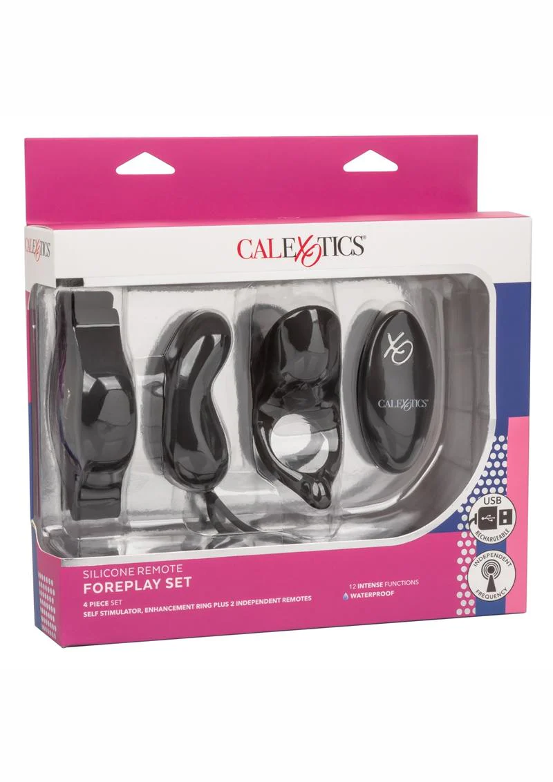 Calexotics Silicone Foreplay Kegel Ball Kit with Remote Control - Image 2