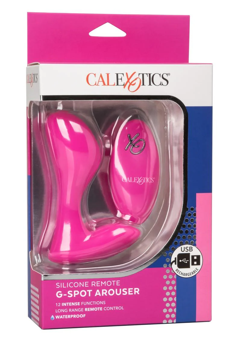 Calexotics Silicone Rechargeable G-Spot Arouser Vibrator with Remote Control - Image 2