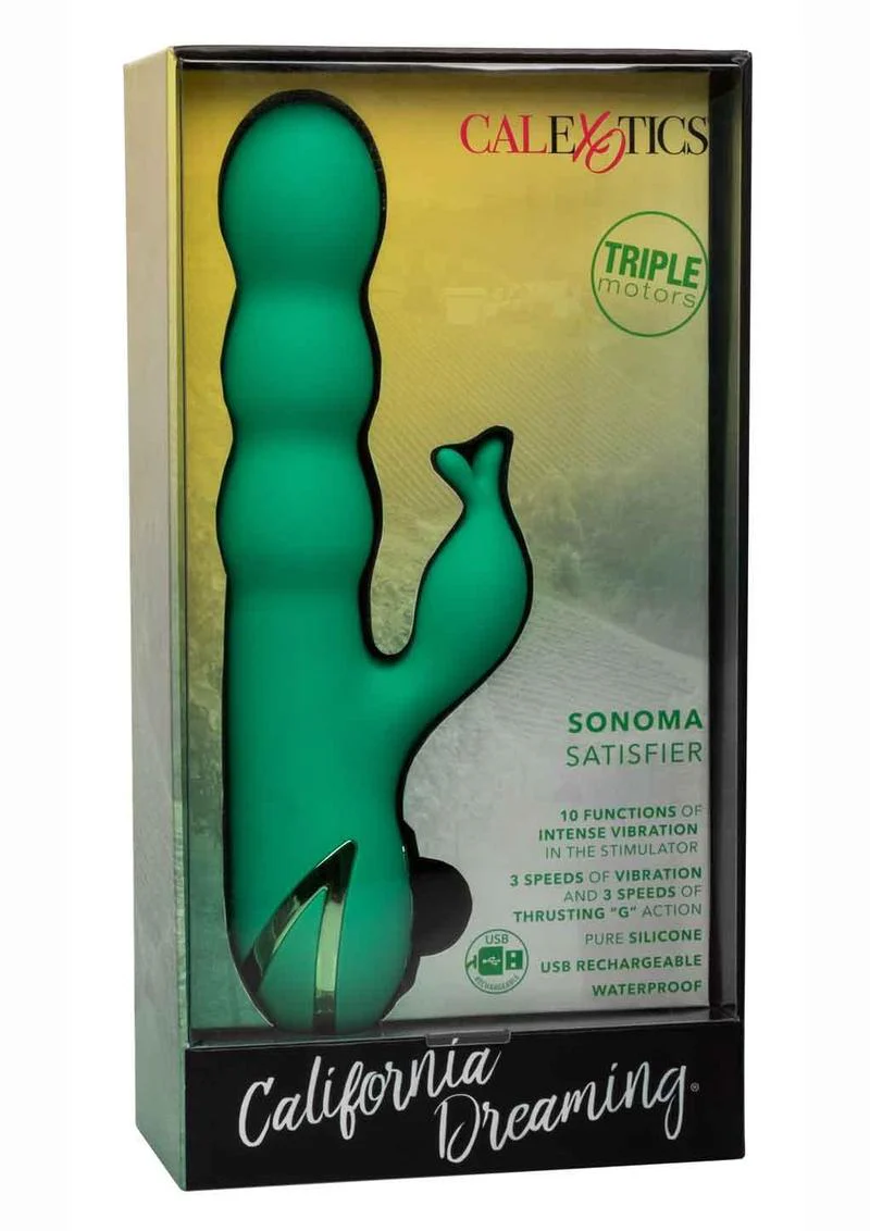 Califormia Dreaming Sonoma Satisfyer Rechargeable Silicone Vibrator - Image 2