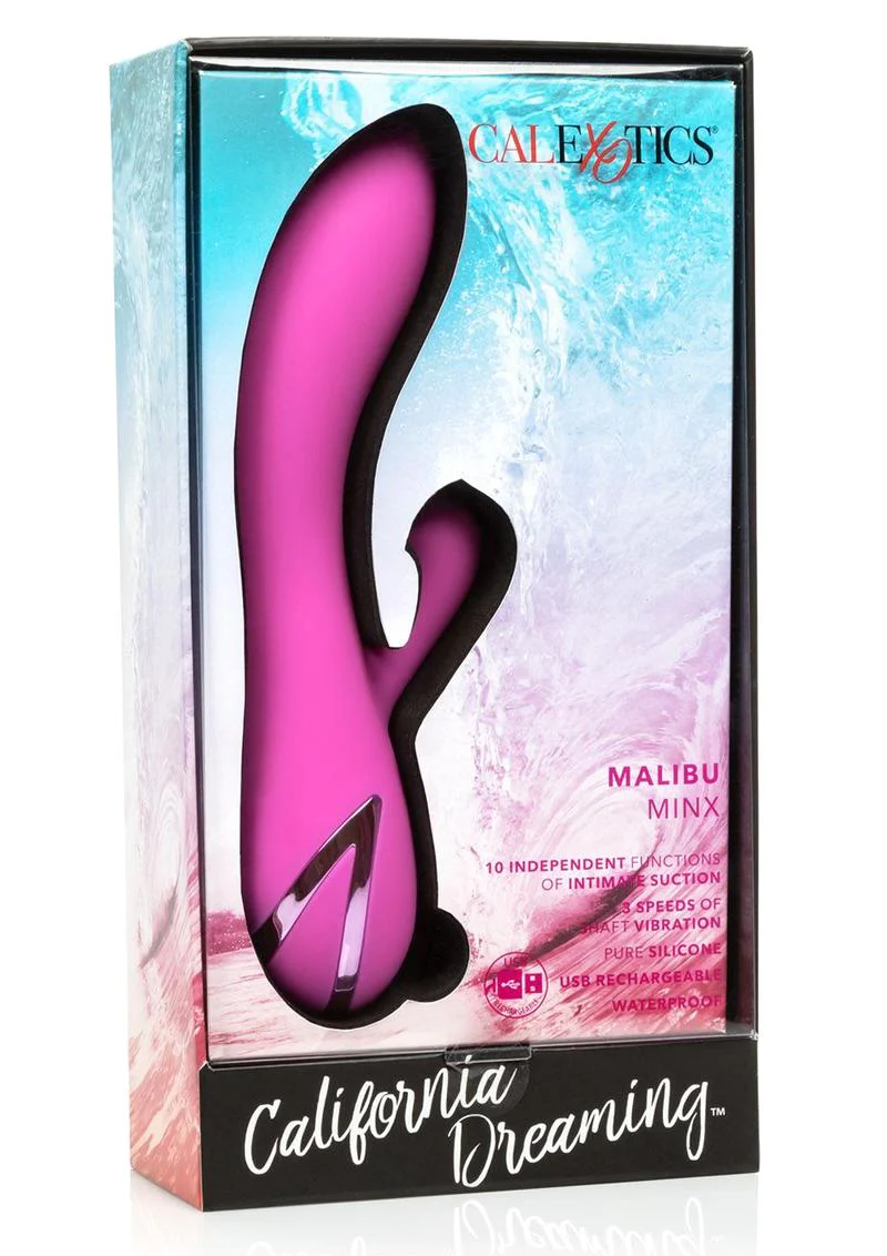 California Dreaming Malibu Minx Rechargeable Silicone Vibrator - Image 2