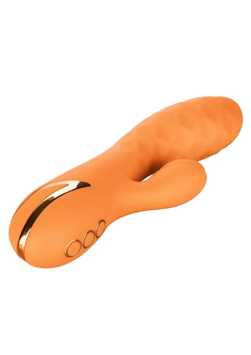 California Dreaming Newport Beach Babe Rechargeable Silicone Thumping Vibrator - Image 4